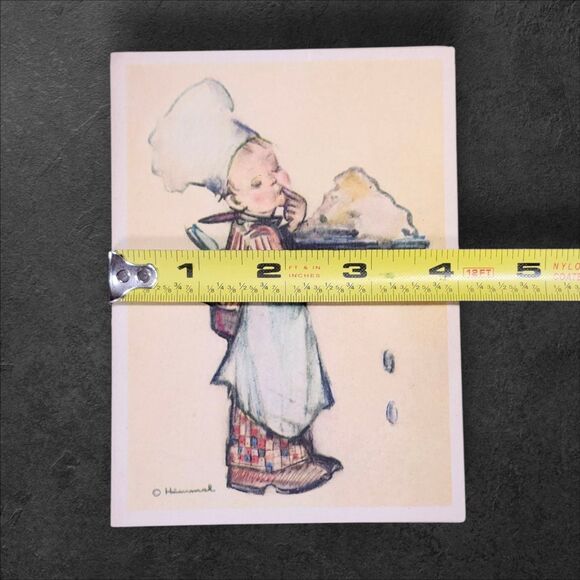 3 Vintage 1941 Hummel Greeting Cards ARS SACRA Unused German Art Uncirculated - Picture 9 of 9